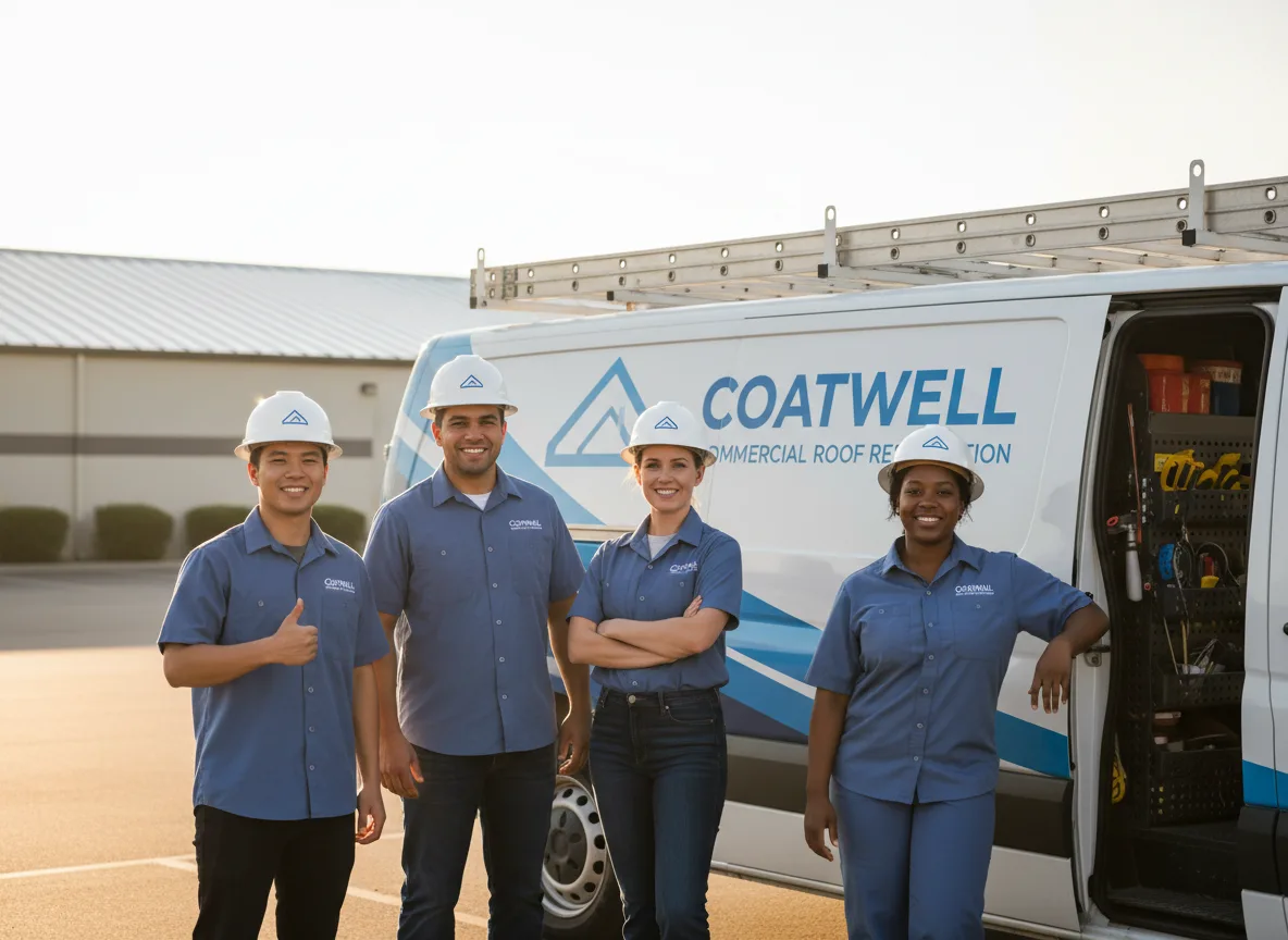 Commercial roof coating company in Hooks, TX